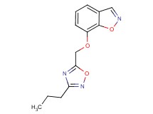 7-[(3-propyl-1,2,4-oxadiazol-5-yl)methoxy]-1,2-benzisoxazole