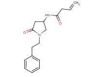 N-[5-oxo-1-(2-phenylethyl)-3-pyrrolidinyl]-3-butenamide