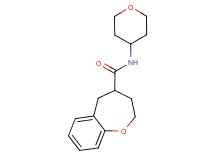N-(tetrahydro-2H-pyran-4-yl)-2,3,4,5-tetrahydro-1-benzoxepine-4-carboxamide