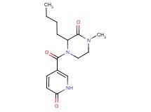 3-butyl-1-methyl-4-[(6-oxo-1,6-dihydropyridin-3-yl)carbonyl]piperazin-2-one