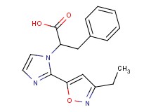 2-[2-(3-ethylisoxazol-5-yl)-1H-imidazol-1-yl]-3-phenylpropanoic acid