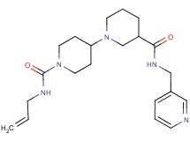 N~1~'-allyl-N~3~-(3-pyridinylmethyl)-1,4'-bipiperidine-1',3-dicarboxamide