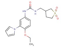 N-[(1,1-dioxidotetrahydro-3-thienyl)methyl]-N'-[4-ethoxy-3-(1H-pyrrol-1-yl)phenyl]urea