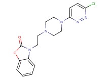 3-{2-[4-(6-chloropyridazin-3-yl)piperazin-1-yl]ethyl}-1,3-benzoxazol-2(3H)-one