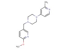1-[(6-methoxypyridin-3-yl)methyl]-4-(2-methylpyridin-4-yl)piperazine