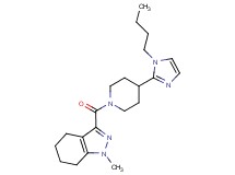 3-{[4-(1-butyl-1H-imidazol-2-yl)piperidin-1-yl]carbonyl}-1-methyl-4,5,6,7-tetrahydro-1H-indazole