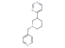 4-[1-(pyridin-4-ylmethyl)piperidin-3-yl]pyrimidine