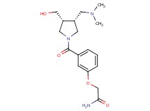 2-(3-{[(3R*,4R*)-3-[(dimethylamino)methyl]-4-(hydroxymethyl)-1-pyrrolidinyl]carbonyl}phenoxy)acetamide