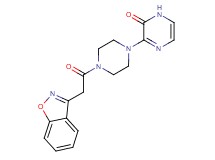 3-[4-(1,2-benzisoxazol-3-ylacetyl)piperazin-1-yl]pyrazin-2(1H)-one