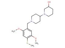 1'-[2,5-dimethoxy-4-(methylthio)benzyl]-1,4'-bipiperidin-3-ol