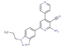 2-amino-6-(1-propyl-1H-1,2,3-benzotriazol-5-yl)-4,4'-bipyridine-3-carbonitrile