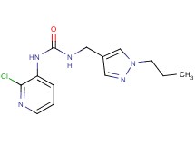 N-(2-chloropyridin-3-yl)-N'-[(1-propyl-1H-pyrazol-4-yl)methyl]urea