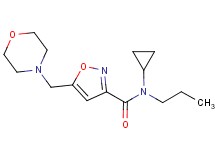 N-cyclopropyl-5-(morpholin-4-ylmethyl)-N-propylisoxazole-3-carboxamide