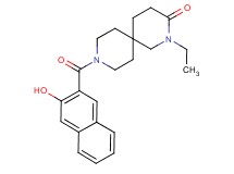2-ethyl-9-(3-hydroxy-2-naphthoyl)-2,9-diazaspiro[5.5]undecan-3-one