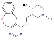 N-[(1,4-dimethylpiperazin-2-yl)methyl]-5,11-dihydro[1]benzoxepino[3,4-d]pyrimidin-4-amine