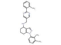 1-(2,3-dimethylphenyl)-N-{[2-(2-methylphenyl)-5-pyrimidinyl]methyl}-4,5,6,7-tetrahydro-1H-indazol-4-amine