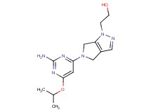 2-[5-(2-amino-6-isopropoxypyrimidin-4-yl)-5,6-dihydropyrrolo[3,4-c]pyrazol-1(4H)-yl]ethanol