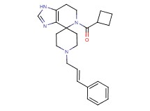 5-(cyclobutylcarbonyl)-1'-[(2E)-3-phenylprop-2-en-1-yl]-1,5,6,7-tetrahydrospiro[imidazo[4,5-c]pyridine-4,4'-piperidine]