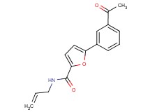 5-(3-acetylphenyl)-N-allyl-2-furamide