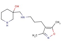 3-({[3-(3,5-dimethyl-4-isoxazolyl)propyl]amino}methyl)-3-piperidinol dihydrochloride