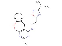 N-[2-(3-isopropyl-1,2,4-oxadiazol-5-yl)ethyl]-2-methyl-5,11-dihydro[1]benzoxepino[3,4-d]pyrimidin-4-amine