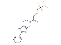 2-phenyl-5-[(2,2,3,3-tetrafluoropropoxy)acetyl]-4,5,6,7-tetrahydro-1H-imidazo[4,5-c]pyridine