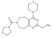 2-ethyl-4-morpholin-4-yl-7-(pyrrolidin-1-ylcarbonyl)-6,7,8,9-tetrahydro-5H-pyrimido[4,5-d]azepine