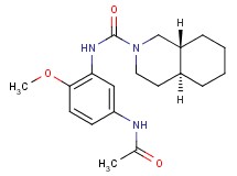 (4aS*,8aR*)-N-[5-(acetylamino)-2-methoxyphenyl]octahydroisoquinoline-2(1H)-carboxamide