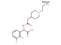 (2S)-(2,3-difluorophenyl){[(1-propyl-4-piperidinyl)acetyl]amino}acetic acid