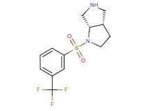 rel-(3aS,6aS)-1-{[3-(trifluoromethyl)phenyl]sulfonyl}octahydropyrrolo[3,4-b]pyrrole hydrochloride