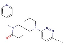8-(6-methyl-3-pyridazinyl)-2-(4-pyridinylmethyl)-2,8-diazaspiro[5.5]undecan-3-one