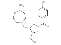 4-({(3R*,4R*)-3-(hydroxymethyl)-4-[(4-methyl-1,4-diazepan-1-yl)methyl]pyrrolidin-1-yl}carbonyl)phenol