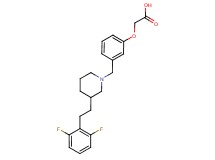 [3-({3-[2-(2,6-difluorophenyl)ethyl]-1-piperidinyl}methyl)phenoxy]acetic acid