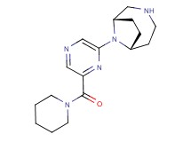 (1S*,6R*)-9-[6-(piperidin-1-ylcarbonyl)pyrazin-2-yl]-3,9-diazabicyclo[4.2.1]nonane
