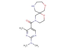 5-(1,8-dioxa-4,11-diazaspiro[5.6]dodec-4-ylcarbonyl)-N,N,4-trimethylpyrimidin-2-amine