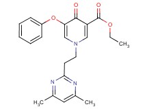 ethyl 1-[2-(4,6-dimethylpyrimidin-2-yl)ethyl]-4-oxo-5-phenoxy-1,4-dihydropyridine-3-carboxylate