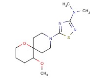 5-(5-methoxy-1-oxa-9-azaspiro[5.5]undec-9-yl)-N,N-dimethyl-1,2,4-thiadiazol-3-amine