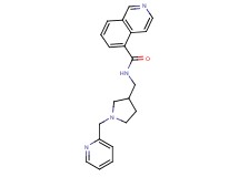 N-{[1-(pyridin-2-ylmethyl)pyrrolidin-3-yl]methyl}isoquinoline-5-carboxamide