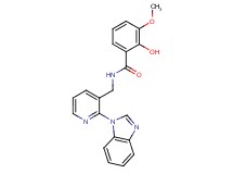 N-{[2-(1H-benzimidazol-1-yl)pyridin-3-yl]methyl}-2-hydroxy-3-methoxybenzamide