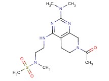 N-(2-{[7-acetyl-2-(dimethylamino)-5,6,7,8-tetrahydropyrido[3,4-d]pyrimidin-4-yl]amino}ethyl)-N-methylmethanesulfonamide