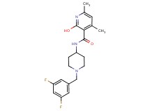 N-[1-(3,5-difluorobenzyl)-4-piperidinyl]-2-hydroxy-4,6-dimethylnicotinamide