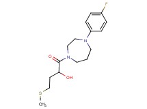 1-[4-(4-fluorophenyl)-1,4-diazepan-1-yl]-4-(methylthio)-1-oxo-2-butanol