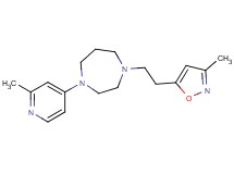 1-[2-(3-methyl-5-isoxazolyl)ethyl]-4-(2-methyl-4-pyridinyl)-1,4-diazepane bis(trifluoroacetate)