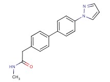 N-methyl-2-[4'-(1H-pyrazol-1-yl)biphenyl-4-yl]acetamide