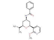 N-[(2R*,4R*,6S*)-2-isopropyl-6-(2-methoxypyridin-3-yl)tetrahydro-2H-pyran-4-yl]benzamide