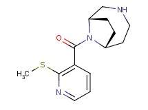 (1S*,6R*)-9-{[2-(methylthio)pyridin-3-yl]carbonyl}-3,9-diazabicyclo[4.2.1]nonane