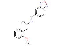 (2,1,3-benzoxadiazol-5-ylmethyl)[2-(2-methoxyphenyl)-1-methylethyl]amine