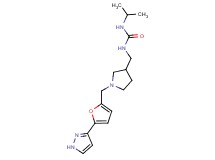 N-isopropyl-N'-[(1-{[5-(1H-pyrazol-3-yl)-2-furyl]methyl}pyrrolidin-3-yl)methyl]urea