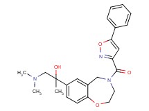 1-(dimethylamino)-2-{4-[(5-phenyl-3-isoxazolyl)carbonyl]-2,3,4,5-tetrahydro-1,4-benzoxazepin-7-yl}-2-propanol