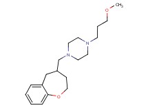 1-(3-methoxypropyl)-4-(2,3,4,5-tetrahydro-1-benzoxepin-4-ylmethyl)piperazine